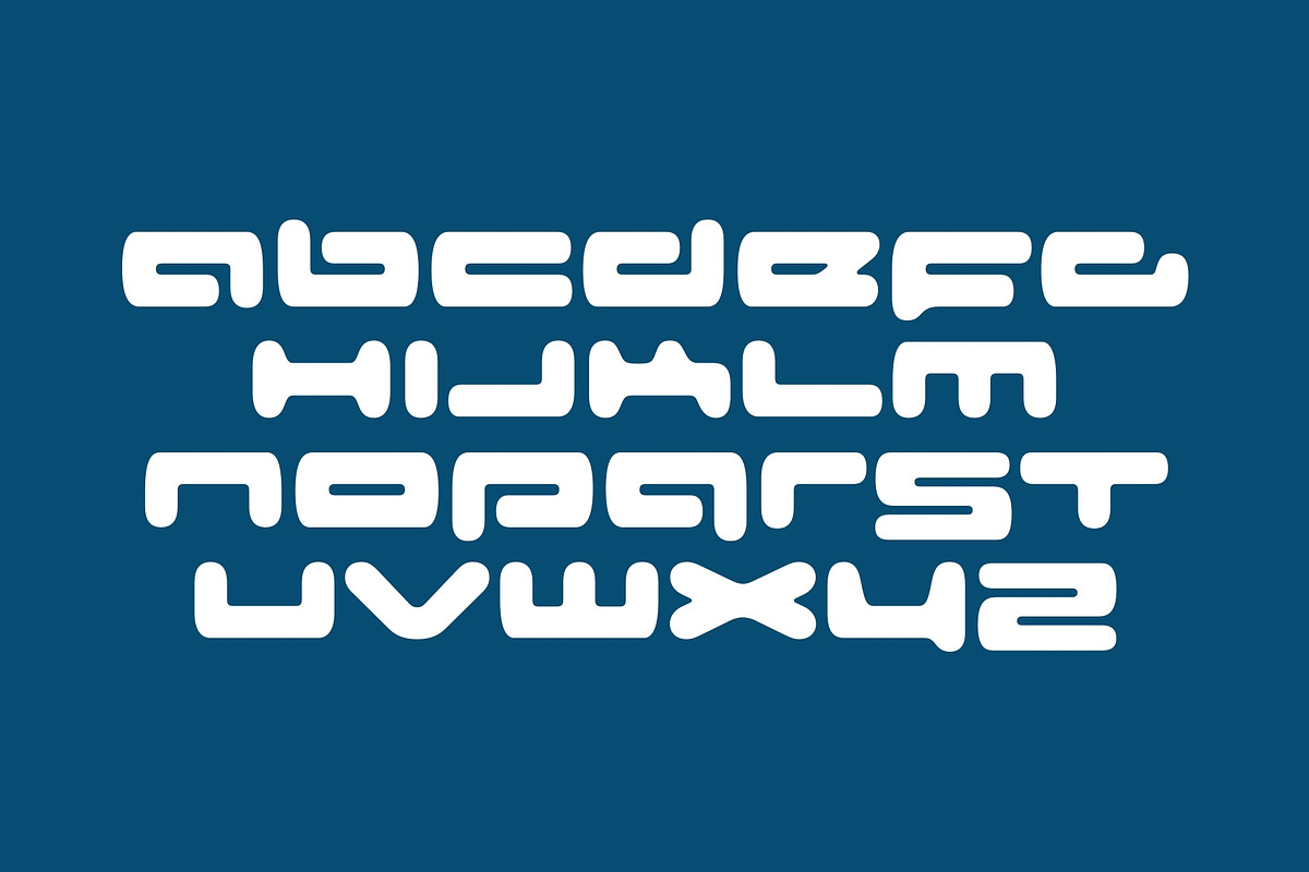Cybernetik - Futuristic Y2K Font, a Sans Serif Font by HipFonts (Photo 3 of 9)