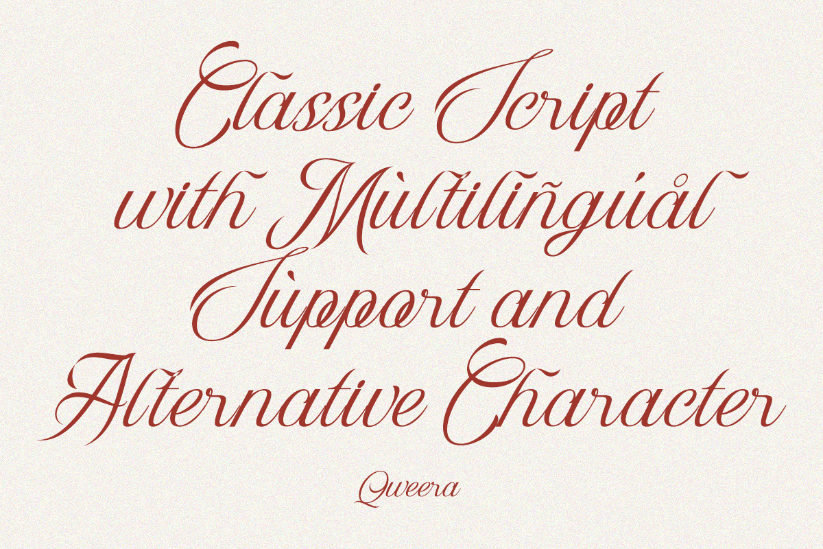 Denamola - Elegant Script Font, a Serif Font by Qweera Studio (Photo 6 of 12)