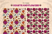 Hearts and Flowers Boho Vintage Set, a Decorative Illustration by Ink Stories (Thumbnail 15 of 24)
