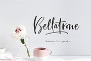 Bellatrone - Modern Script, a Script Font by Sarid Ezra (Thumbnail 1 of 6)