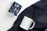 Iconic New Year Seamless Patterns, a Pattern Graphic by oelhoem (Thumbnail 5 of 6)