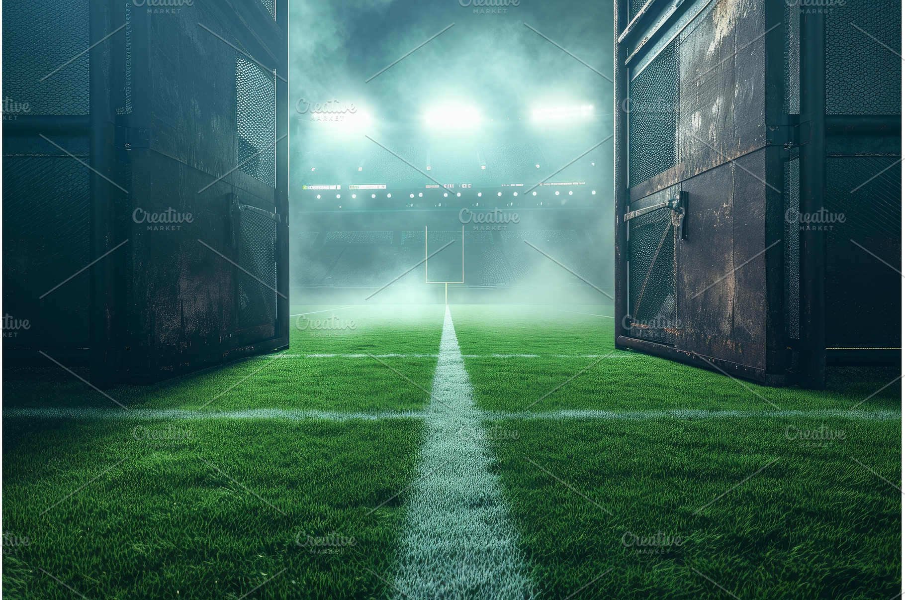Functional American football gate, a Sports & Recreation Photo by Ylivdesign