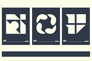 Geometric Logo Template Vol 5, a Solid Icon by Tekuni (Thumbnail 9 of 10)
