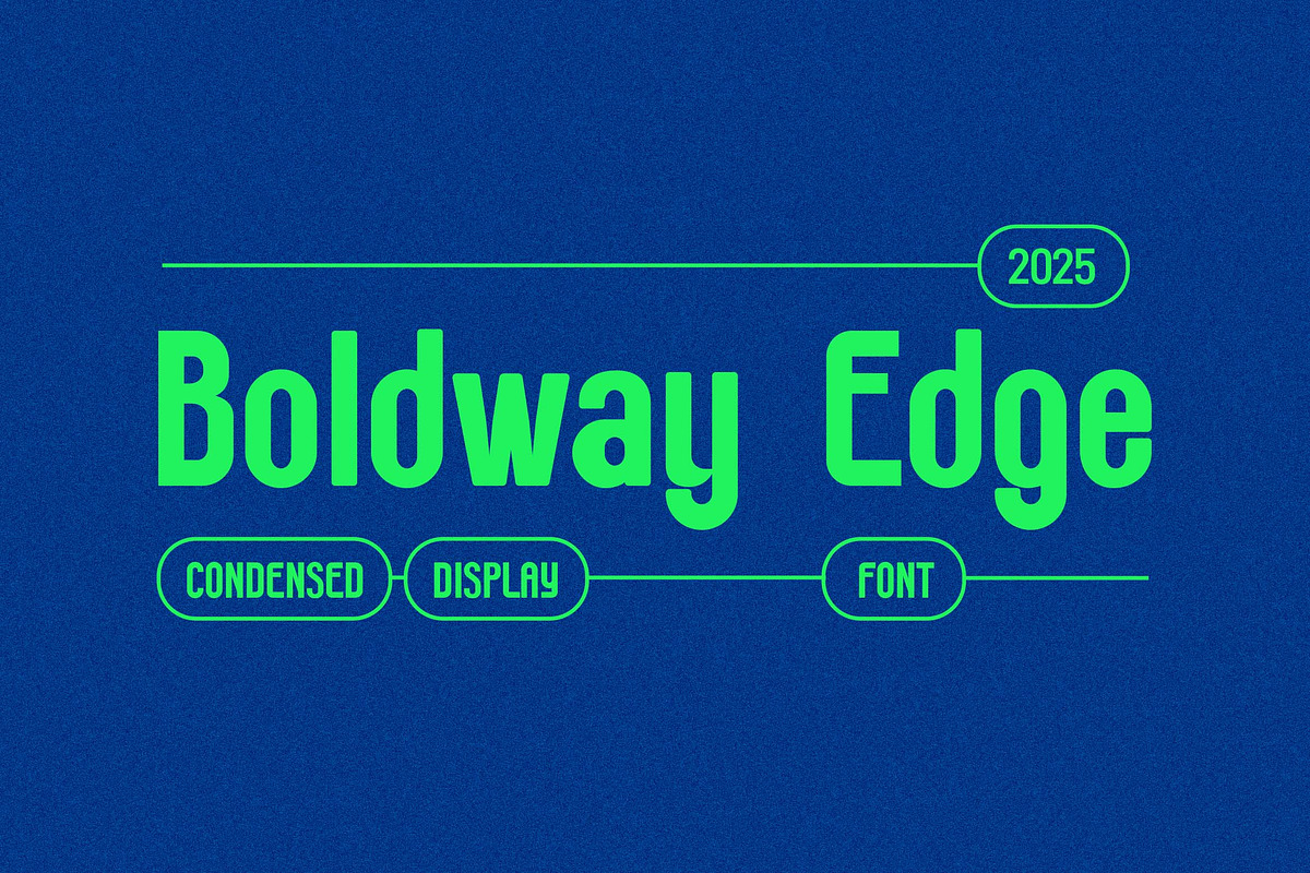 Boldway Edge Condensed Font, a Sans Serif Font by UICreative (Photo 1 of 13)