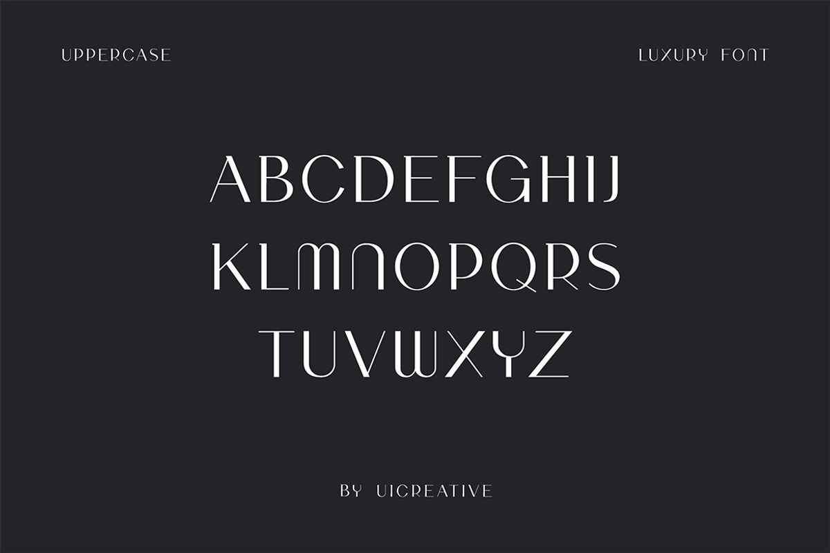 Ezme Luxury Sans Serif Font, a Sans Serif Font by UICreative (Photo 9 of 11)