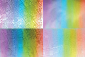 Rainbow Ombre Watercolour Papers