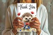 Patriotic Hedgehog PNG Clipart, an Illustration by Libby Wishes (Thumbnail 6 of 6)