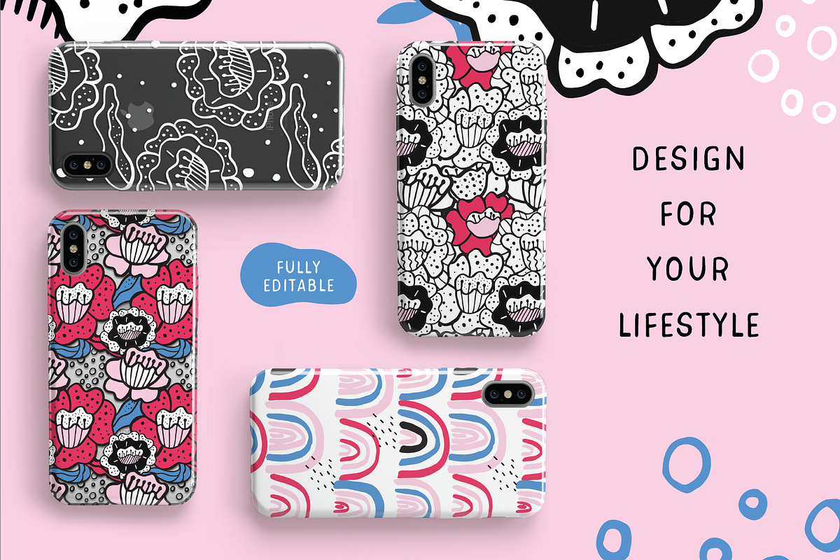 Funky Florals, a Pattern Graphic by Suphansa (Photo 2 of 10)