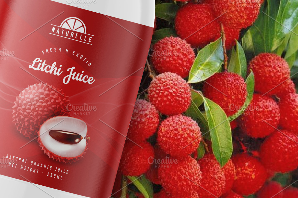 Juice Label Packaging Template, an Object Graphic by Dev.Rawat21 (Photo 3 of 5)