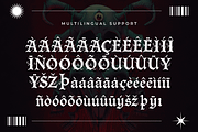 Mysreious – Modern Blackletter Font, a Blackletter Font by overlaytemplates (Thumbnail 5 of 5)
