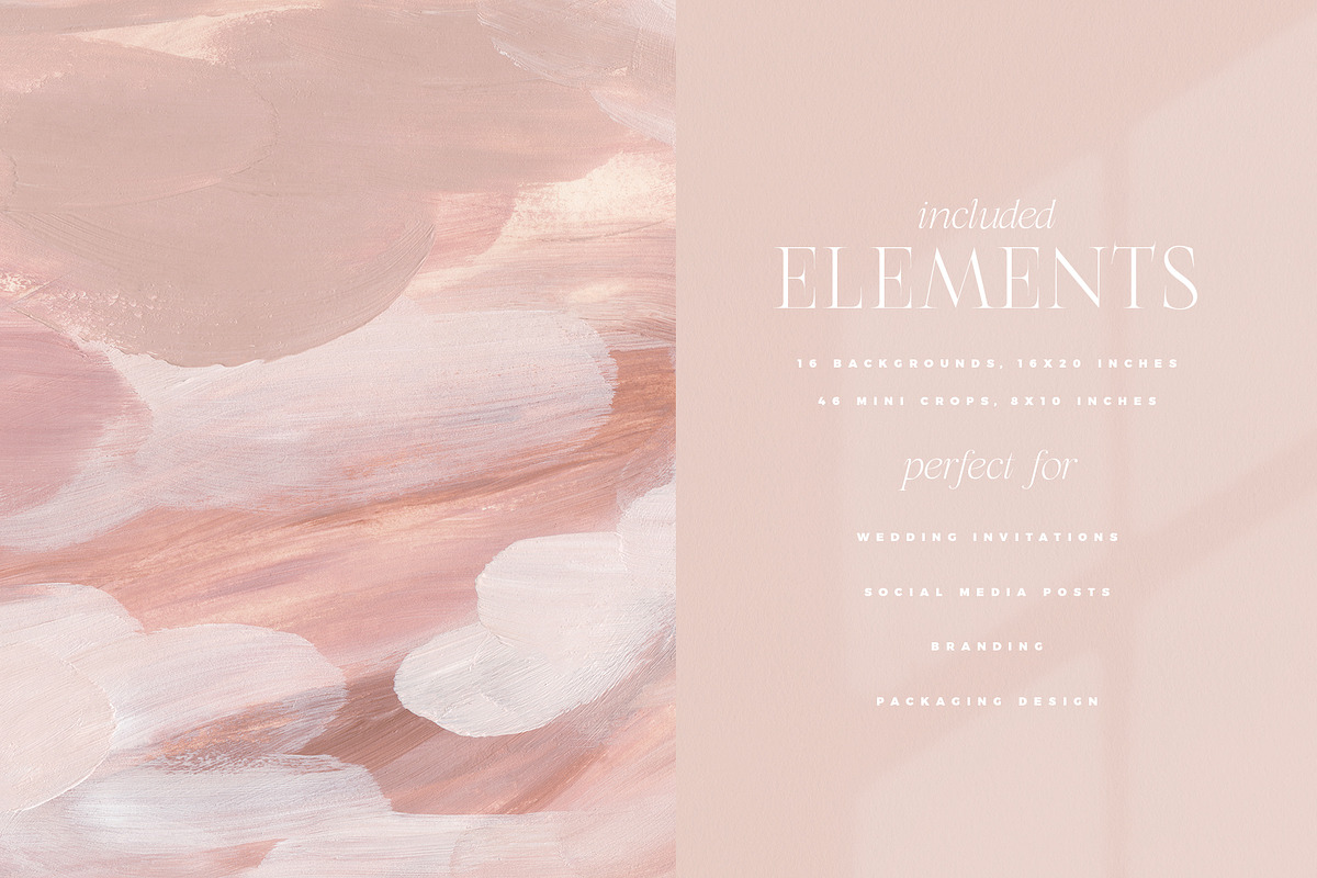 September Blush Abstract Backgrounds, a Texture Graphic by Basia Stryjecka (Photo 9 of 18)