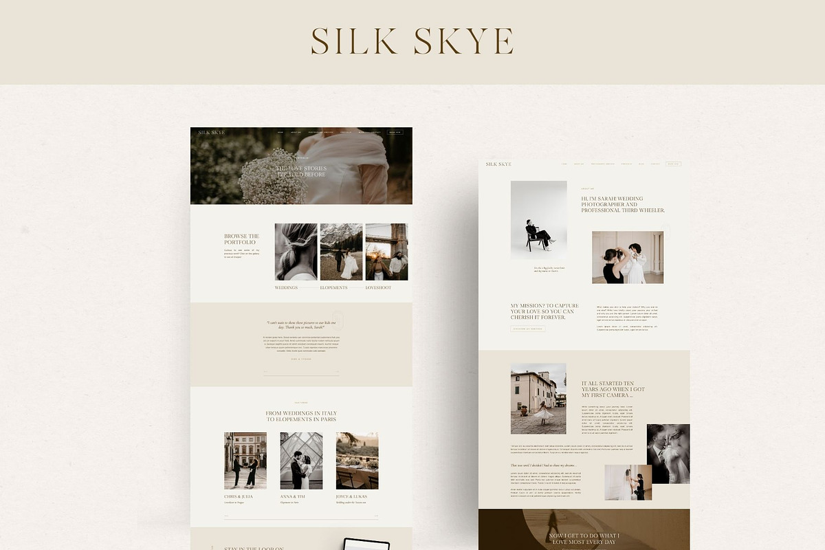 Aesthetic Showit Website Template, a Websites & App Template by Wonderlik Webdesign (Photo 4 of 8)