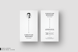 Minimal Resume Template 4 Pages