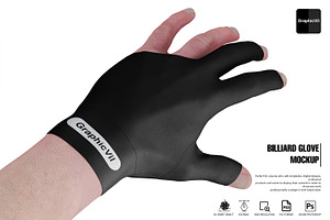 Billiard Glove Mockup