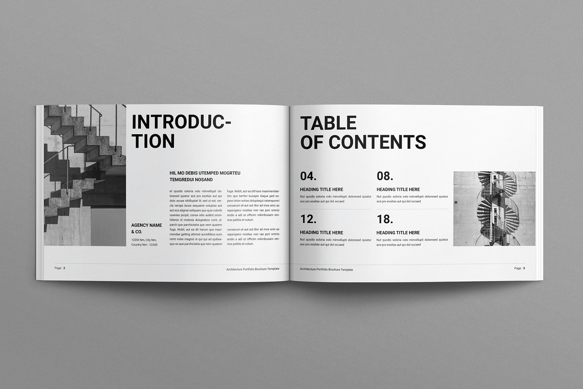Architecture Portfolio Landscape, a Brochure Template by E-Type (Photo 2 of 8)