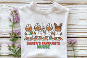 Nurse Gingerbread Christmas PNG, an Illustration by CraftArtStudio (Thumbnail 2 of 4)