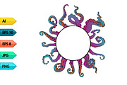 Vector sketch octopus tentacles, an Animal Illustration by julia_musdotter (Thumbnail 4 of 19)