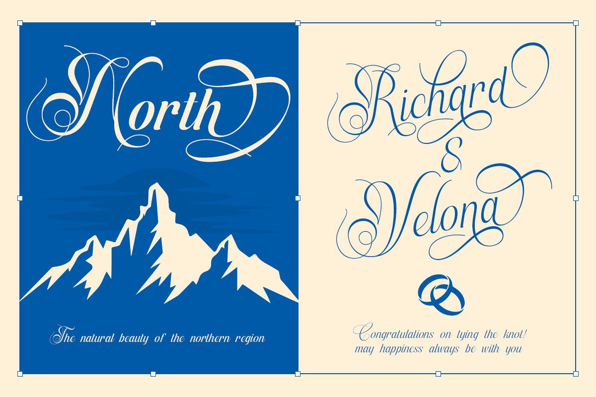 Dh Vanolines - 7 Wedding Family Font, a Script Font by Dharmas Foundry (Photo 11 of 16)