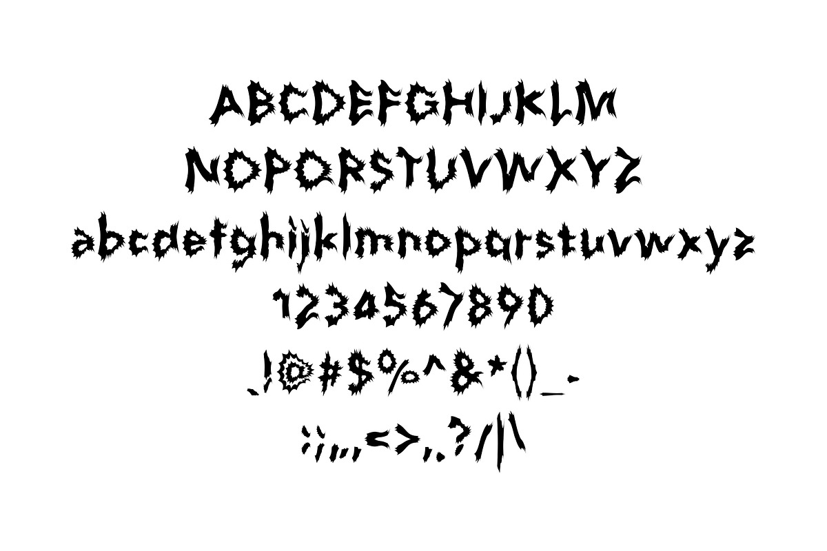 Fearsome - a chilling font, a Font by Ewing Design Co. (Photo 3 of 3)