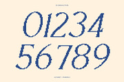 CS Granvile Pixel, a Serif Font by Craft Supply Co. (Thumbnail 2 of 8)