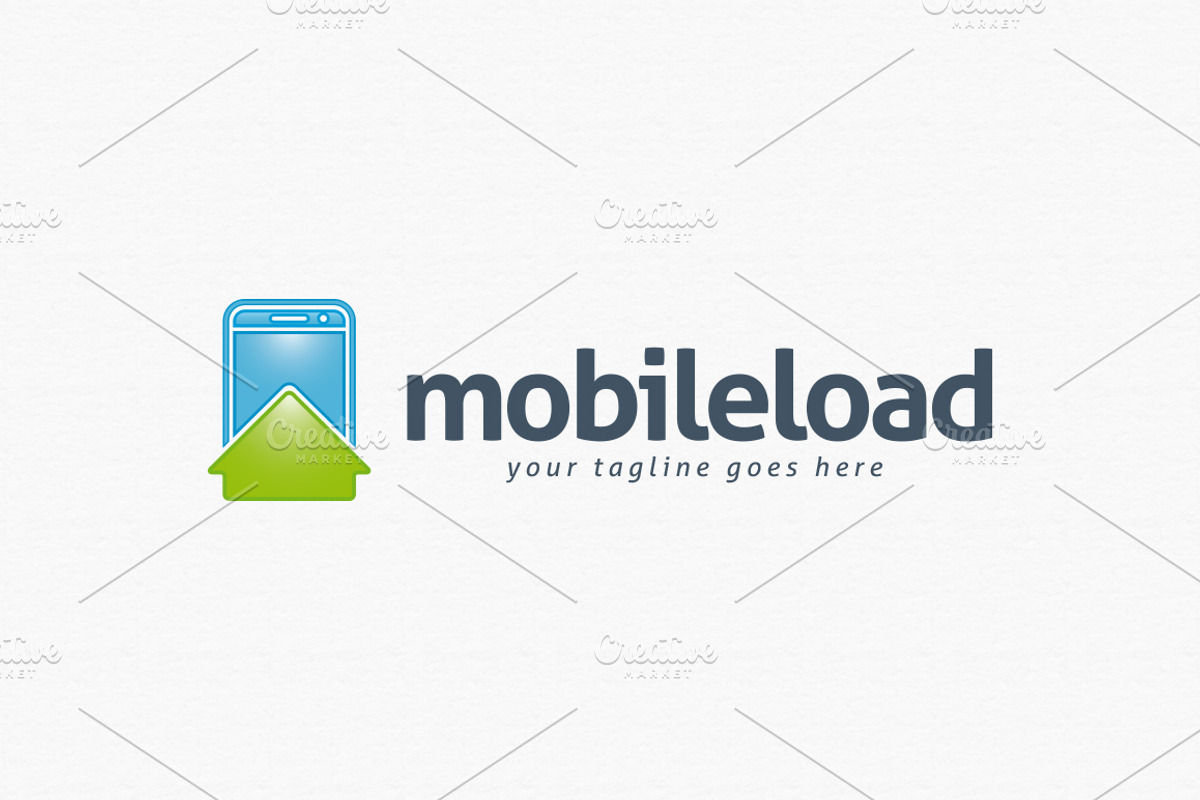 Mobile Load Logo Template, a Branding & Logo Template by PixaSquare (Photo 3 of 5)