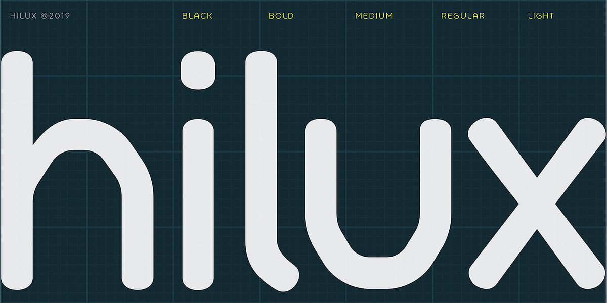 Hilux, a Sans Serif Font by HeadFirst (Photo 1 of 13)