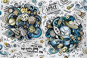Space Cartoon Doodle Big Pack, a Decorative Illustration by BALABOLKA (Thumbnail 4 of 8)