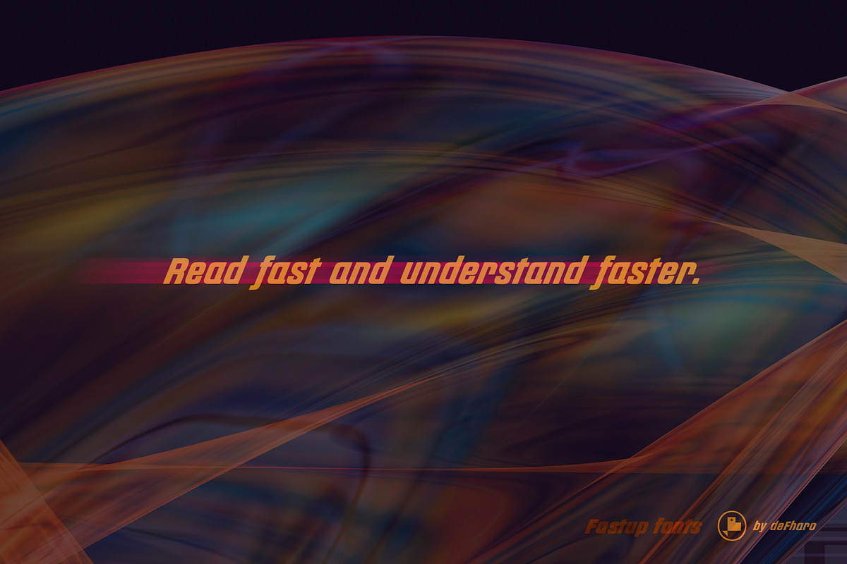 Fastup accelerated typefaces, a Sans Serif Font by deFharo (Photo 6 of 8)
