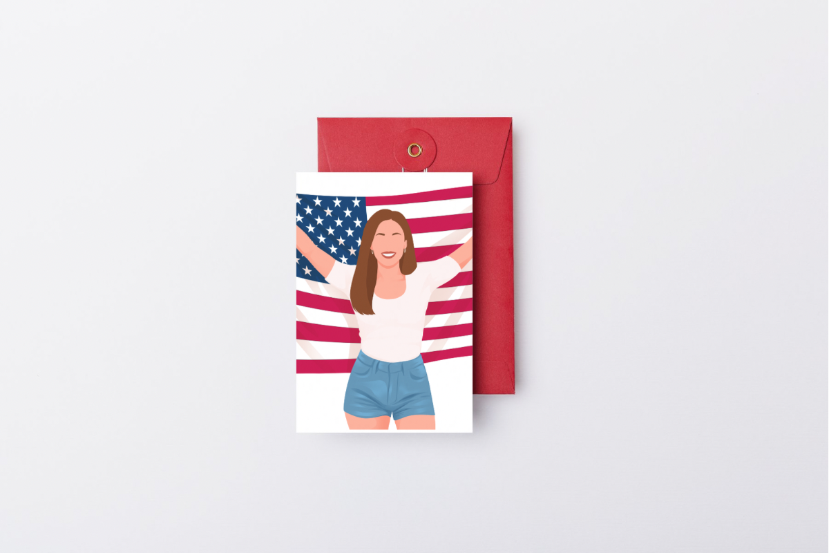 Independence Day Woman Clipart, a Seasonal Illustration by Made bynath (Photo 4 of 5)