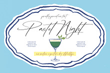 Pastel Night Modern Signature