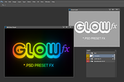 Photoshop's - RM Glow FX PSD, a Mockup by R M (Thumbnail 2 of 5)