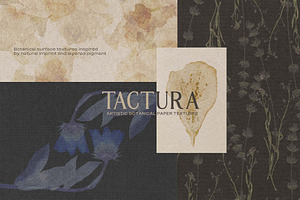Tactura Artistic Botanical Textures, a Background Graphic by DigARTbyHavroshka