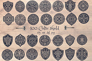 100 celtic knot viking shield, a Decorative Illustration by TaKong Magics (Thumbnail 1 of 5)