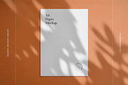 Minimal A4 Paper Mockup, a Product Mockup by Design Squad (Thumbnail 1 of 4)