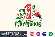 Christmas SVG Bundle, an Object Graphic by FunnySVGCrafts (Thumbnail 4 of 16)