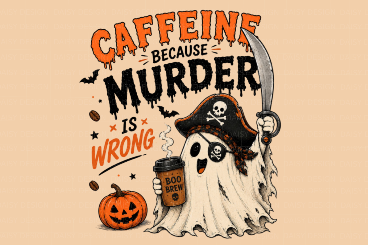 Coffee Halloween Tshirt Png Bundle, a Seasonal Illustration by Daisy Design (Photo 7 of 9)