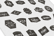 20 Vintage Badge/Logos Template V_01, a Branding & Logo Template by N_thirteen (Thumbnail 4 of 4)