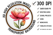 Whimsical Spring Tulip Flower Clipar, an Illustration by Craft Nest (Thumbnail 2 of 11)