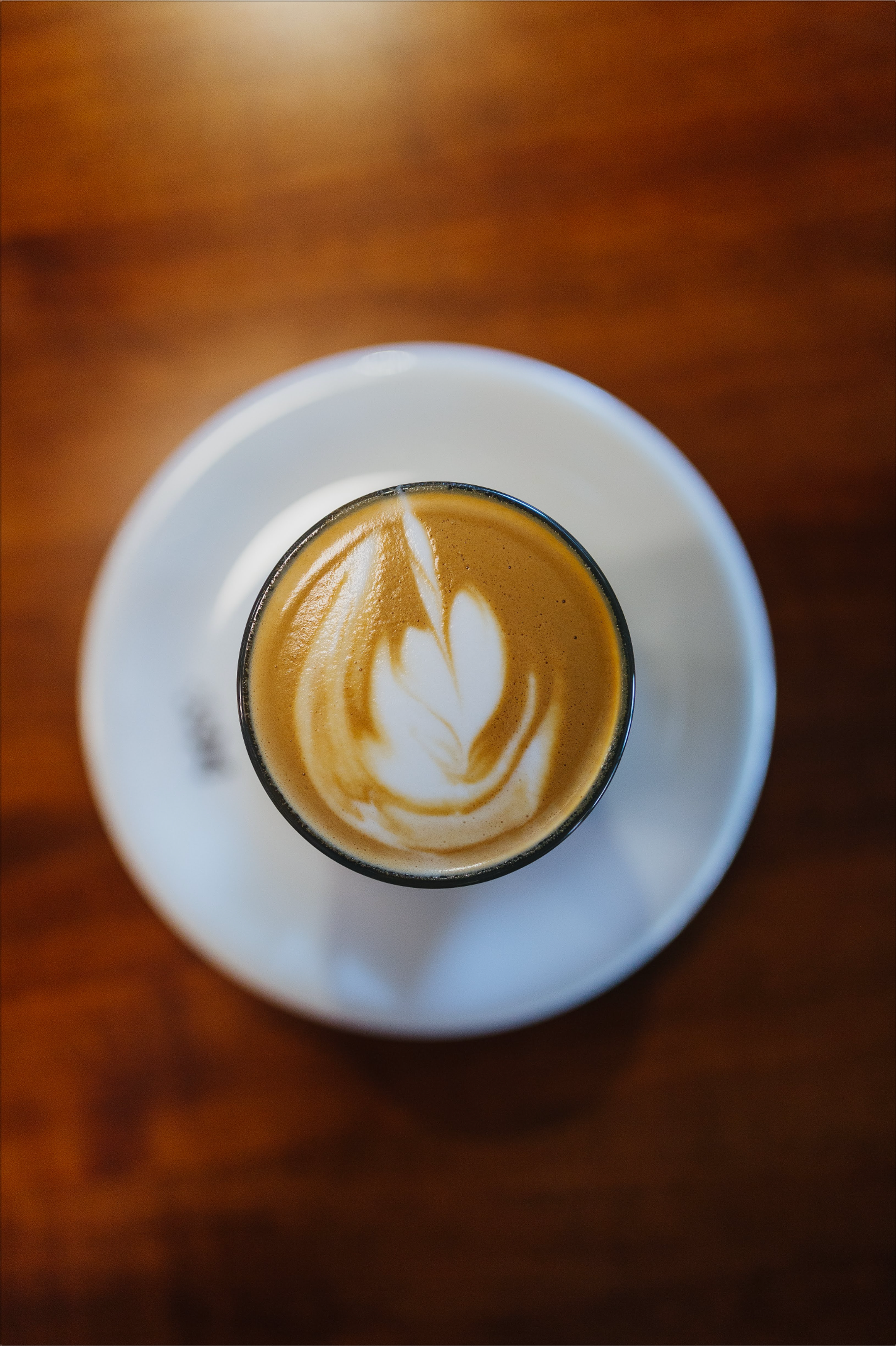 Latte art stock photograph, a Food & Drink Photo by Eric Ewing