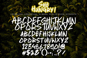 She Hungry, a Script Font by pineungtype (Thumbnail 5 of 7)