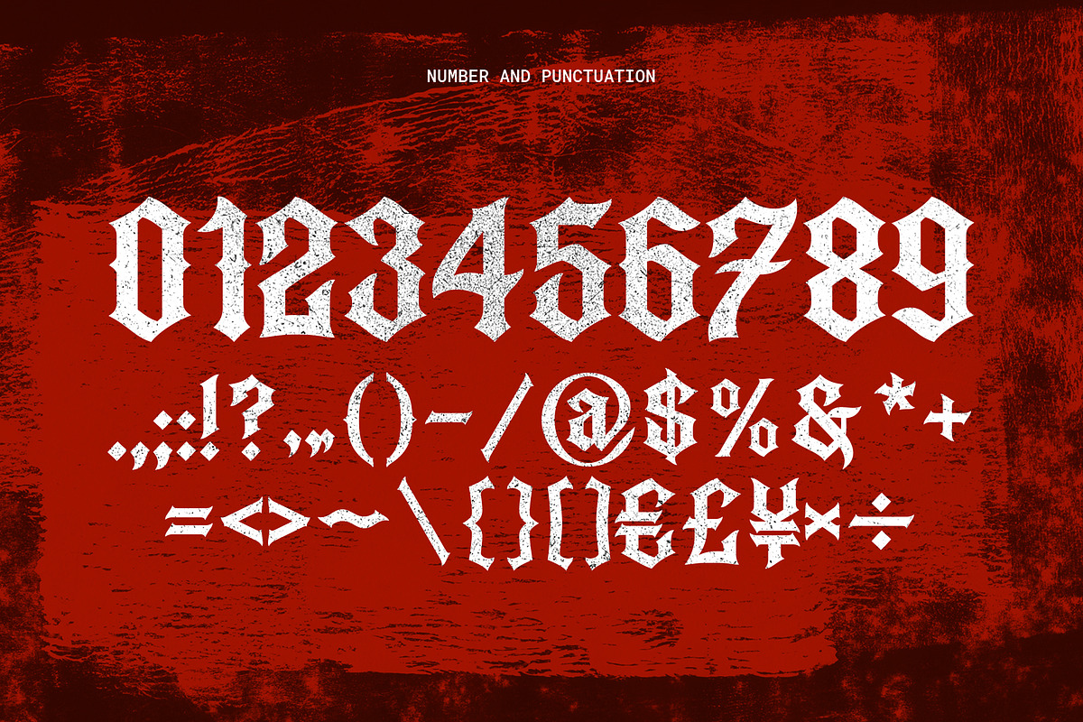 Kastil Kuno - Blackletter Font, a Blackletter Font by Aksapix Studio (Photo 5 of 7)