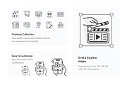 75 Filming Icons, an Outline Icon by Prosymbols (Thumbnail 3 of 5)