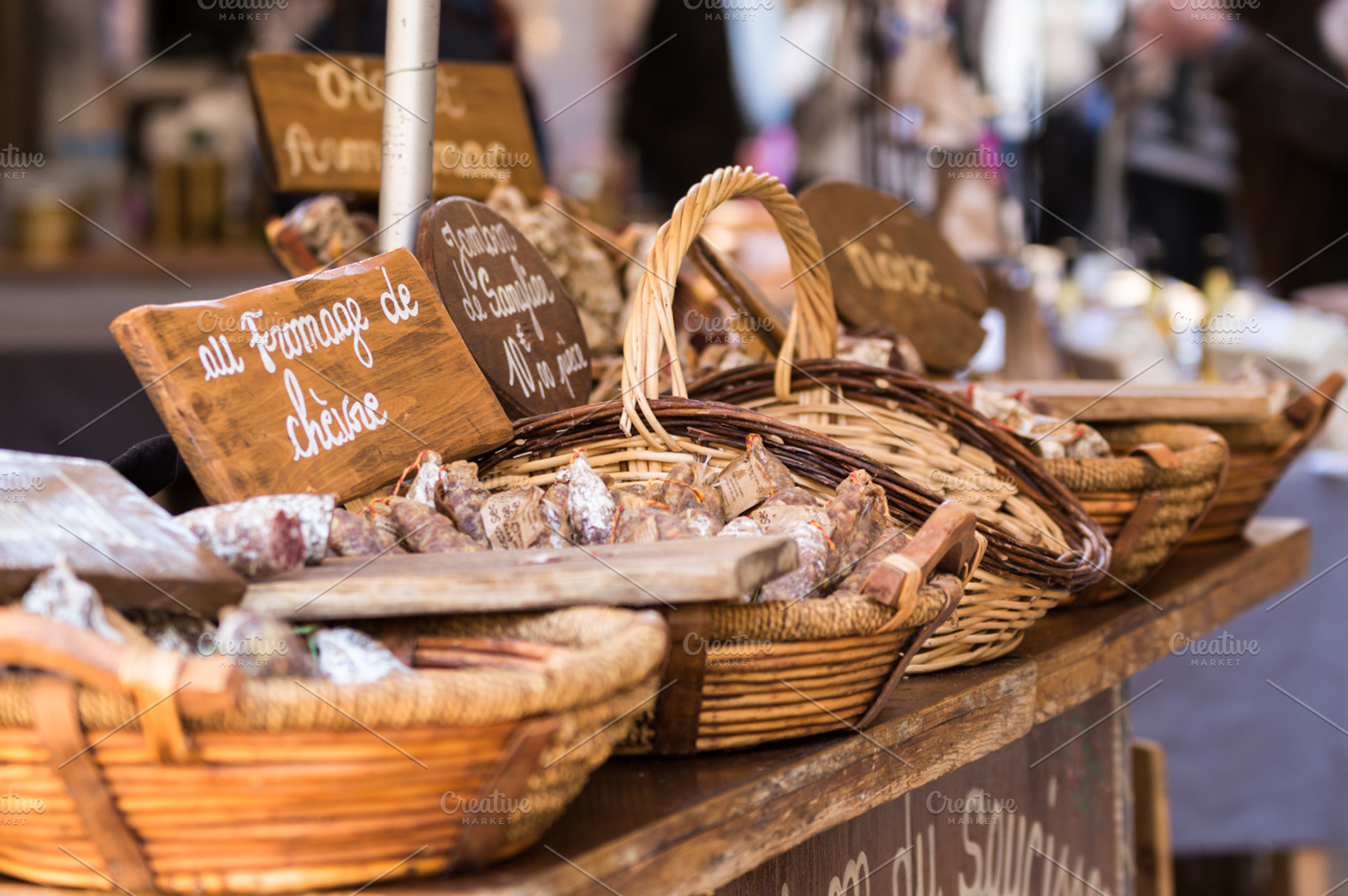 Jambon de Somglier, French Market, a Food & Drink Photo by Margaret Clavell