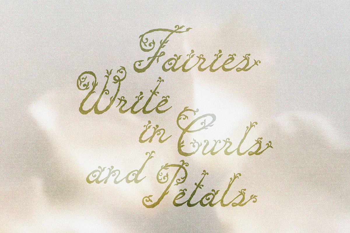 Faerie Charm Whimsical Floral Font, a Script Font by AnMark (Photo 12 of 14)