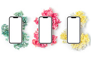IPHONE MOCKUP with flowers, an Arts & Entertainment Photo by Maria Igisheva (Thumbnail 2 of 3)