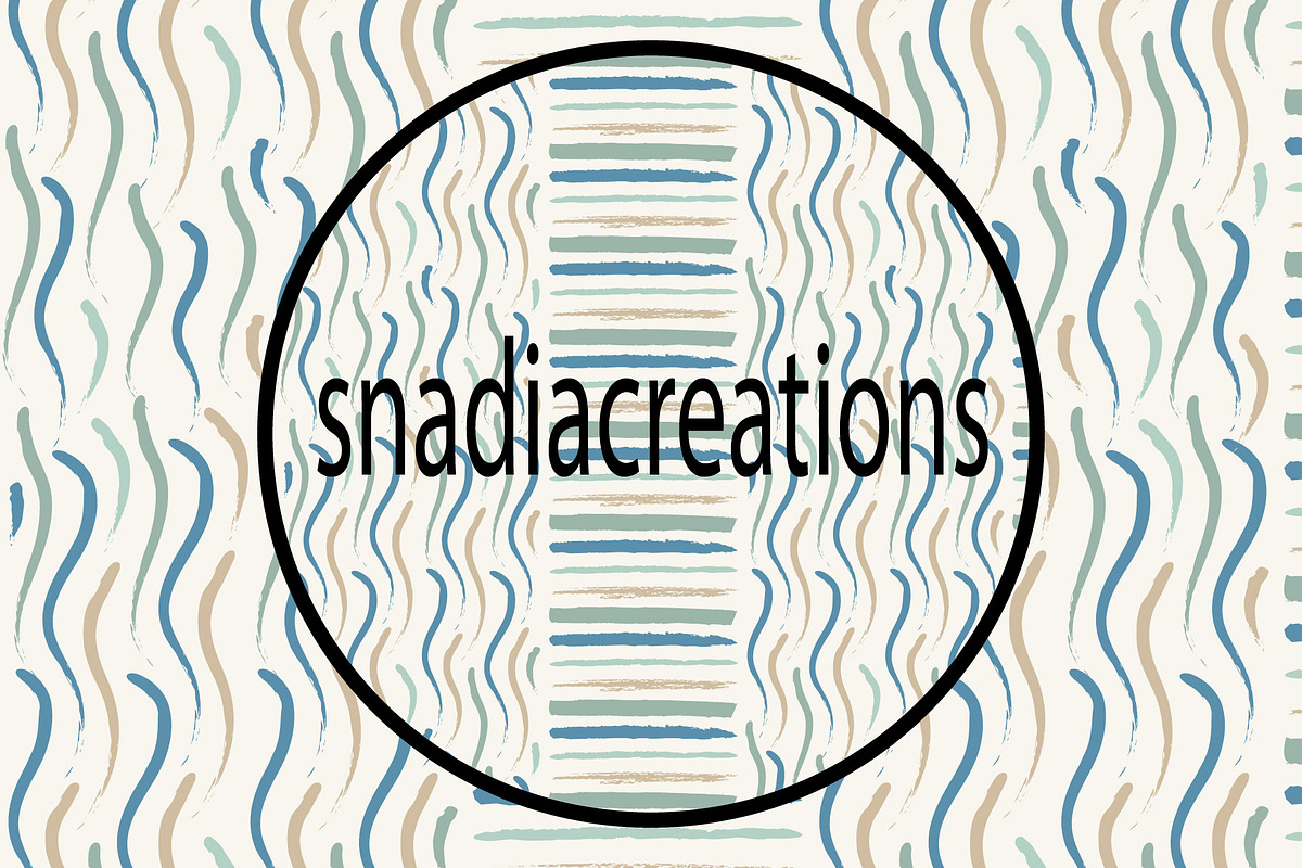 Modern Coastal, a Pattern Graphic by snadiacreations (Photo 1 of 3)