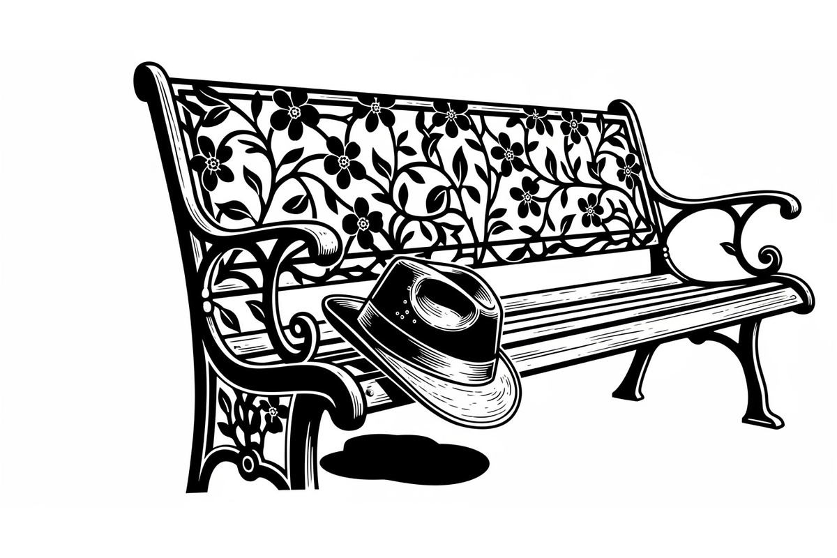 Vintage Park Bench Vector Bundle, an Illustration by jahid234 (Photo 28 of 49)