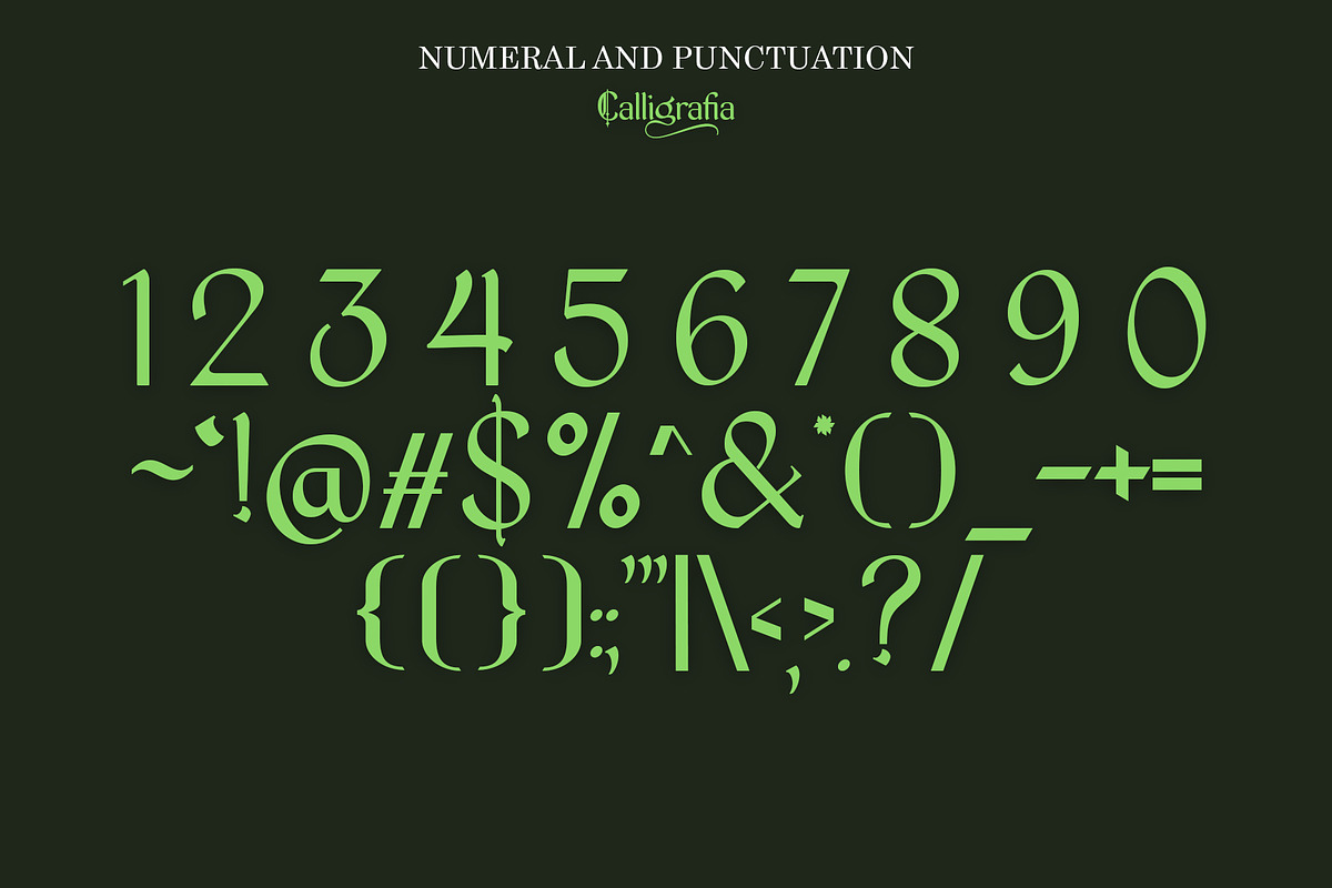 Calligrafia, a Blackletter Font by Teweka (Photo 9 of 10)