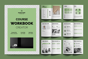 Course Workbook Layout, a Brochure Template by ContestDesign