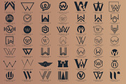 Letter W Logo Bundle WW Monogram Set, a Branding & Logo Template by Pixel Design (Thumbnail 2 of 6)